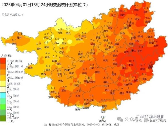 最高29℃，气温先升后降！桂林将迎局部中雨到大雨、雷暴大风、冰雹天气！